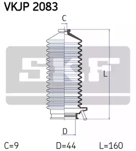 Фото VKJP2083 Комплект пыльника SKF {forloop.counter}}